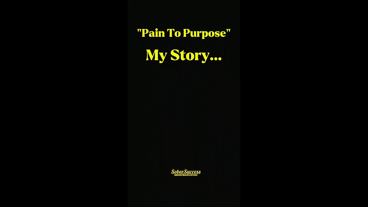 Recovery Can Turn Your Pain To Purpose If You Stay Consistent 💛💯 #SoberCoach #Motivation