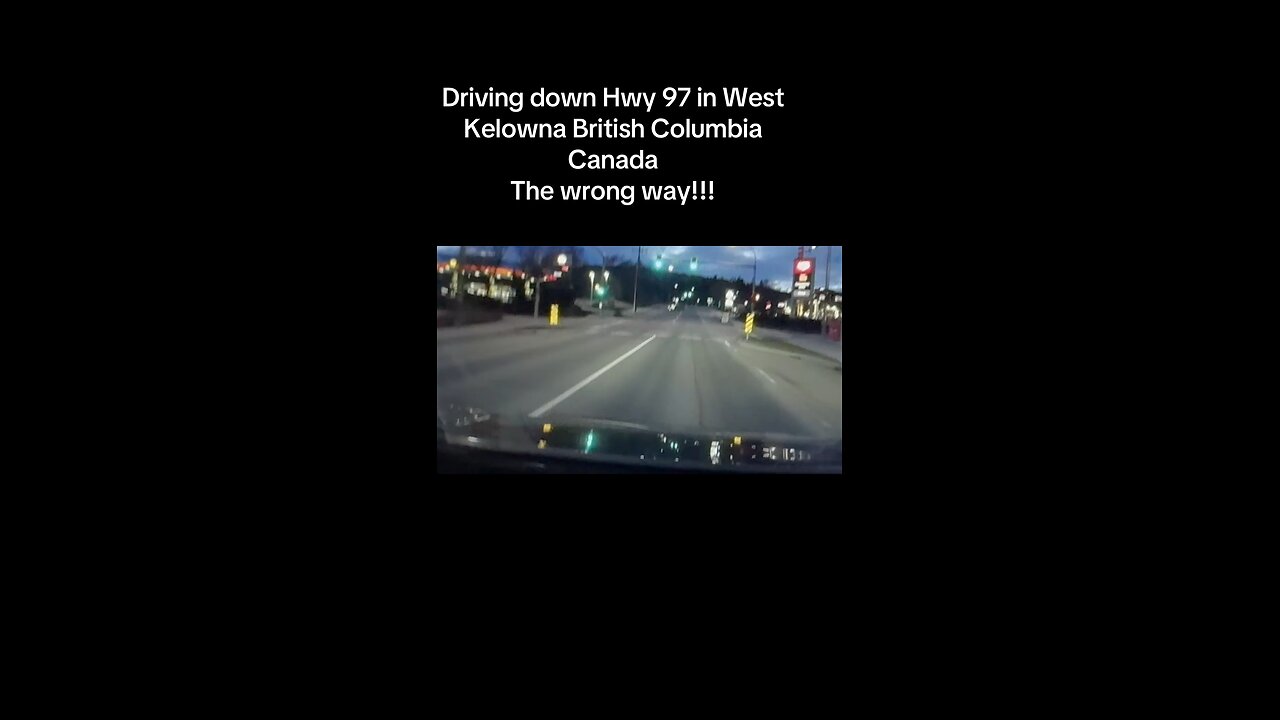 Wrong way driver!