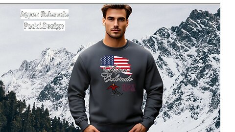 Sweatshirt, Colorado ski resort, Winter Lodge Top, Mountain Vacation Sweatshirt