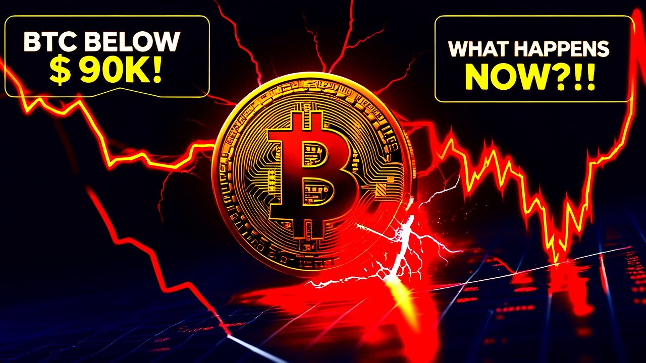 Bitcoin Falls Below $90K! What’s Next & How to Make Money”-By CryptoDecodeing