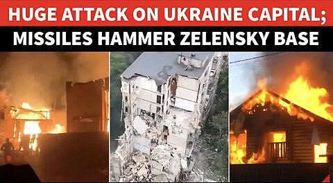 Russia BOMBARDS Kyiv With Hypersonic Missiles; Zelensky's Base Pounded, All Of Ukraine Hammered