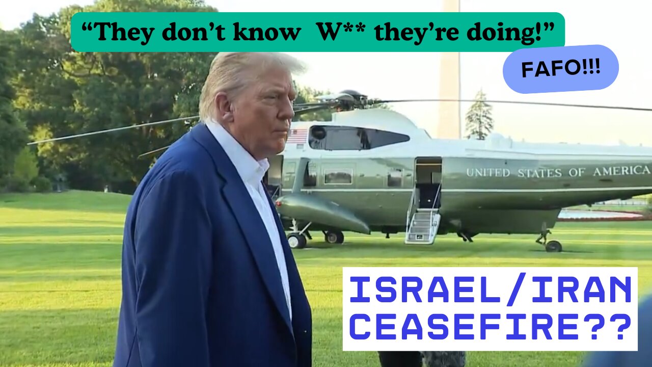 FAFO! Isael Iran Ceasefire? The Role of the US & What's Coming!