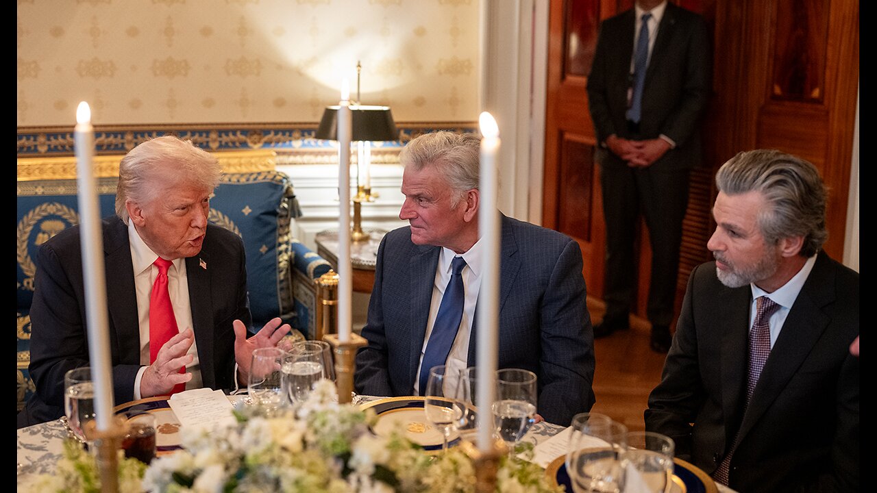 President Trump Participates in an Easter Prayer Service and Dinner