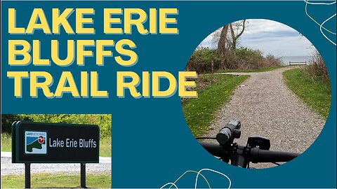 Spring Bike Ride at Lake Erie Bluffs | Scenic Family Trail Ride with Bike Trailer