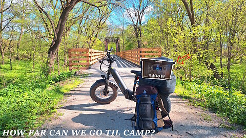 Camping with a powerbank 2400w how far can we go