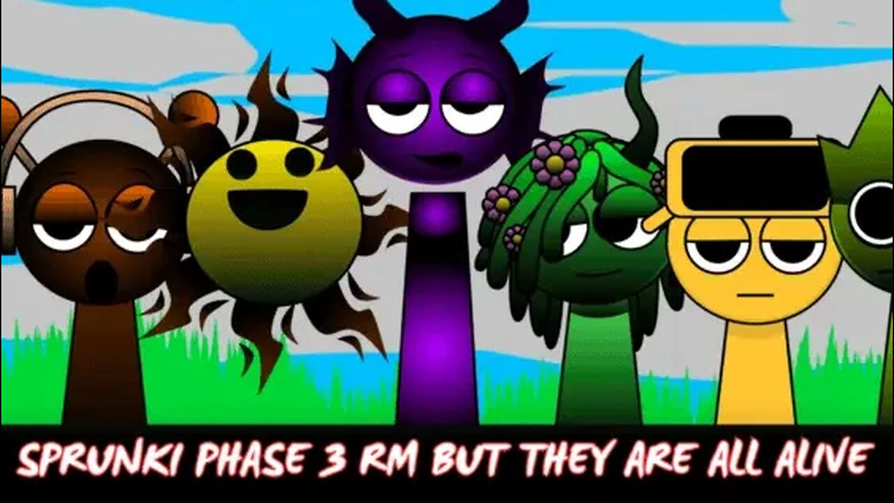 INCREDIBOX SPRUNKI ALL PHASES - NEW CHARACTERS - LIVE - 6 #sprunki