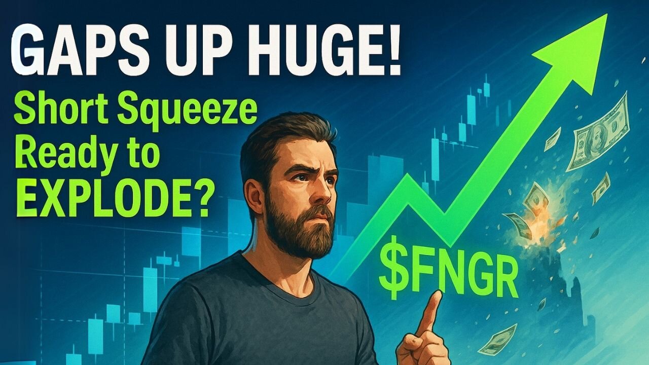 $FNGR Gaps Up HUGE! Short Squeeze Ready to EXPLODE?