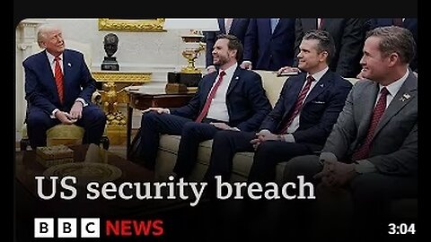 Major US security blunder as Trump team shares top-secret war plans with journalist | BBC News