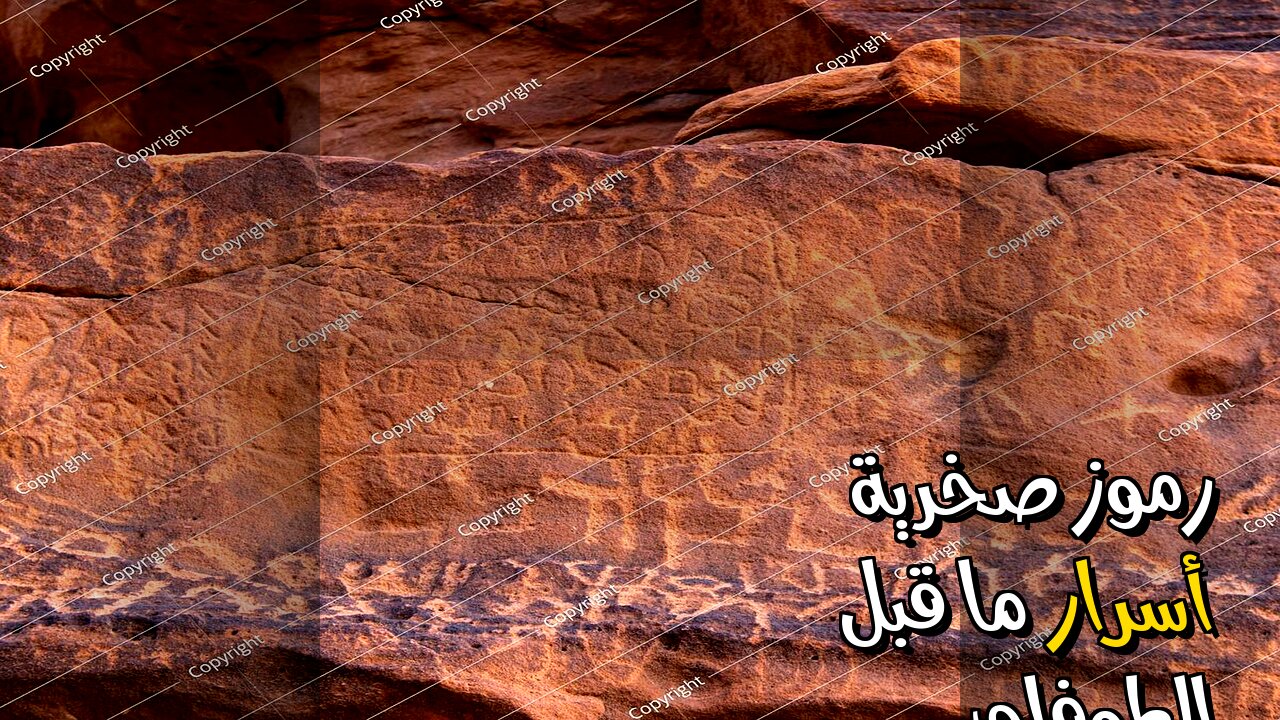 رموز الصخور: أسرار حضارات ما قبل الطوفان؟ ️