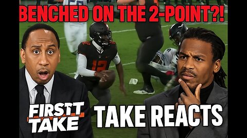 First Take Fires Back: Shedeur Sanders Benched on the 2-Point Play – Stephen A. & Cam Newton React!"