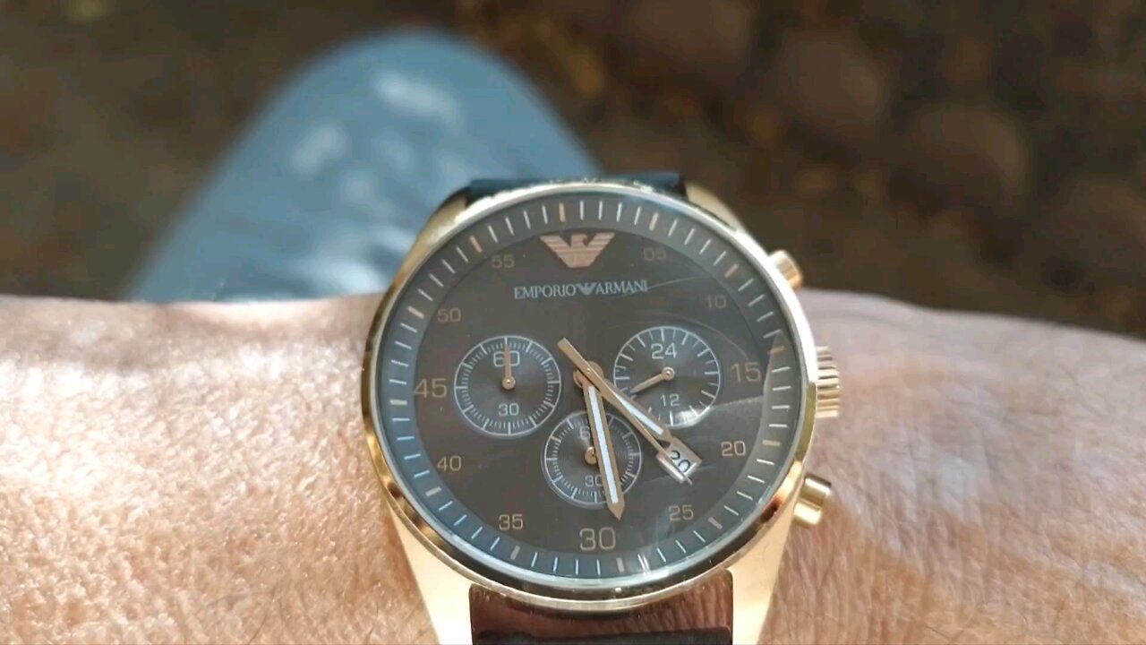 Emporio Armani Men's Chronograph Wristwatch .