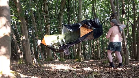 #pitching , part 2, #woods, #backpacking ,