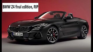 BMW Z4 final sendoff edition