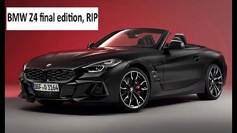 BMW Z4 final sendoff edition