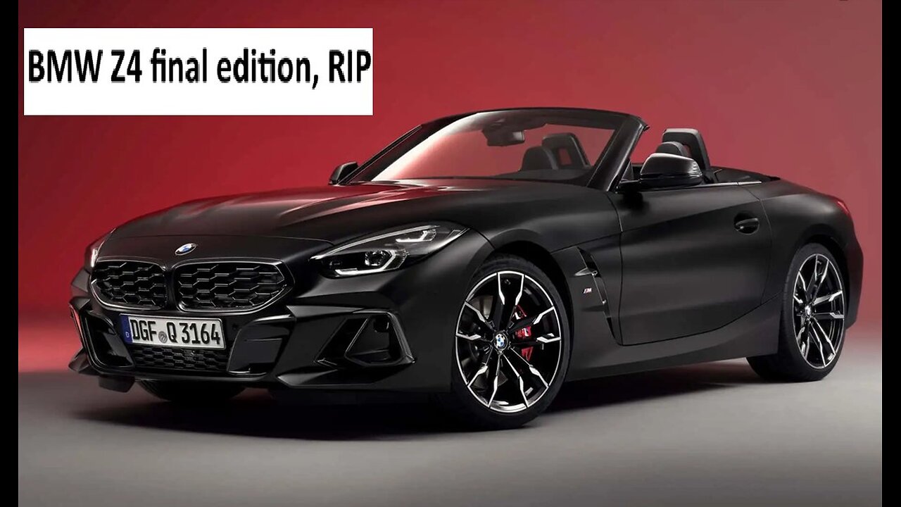 BMW Z4 final sendoff edition