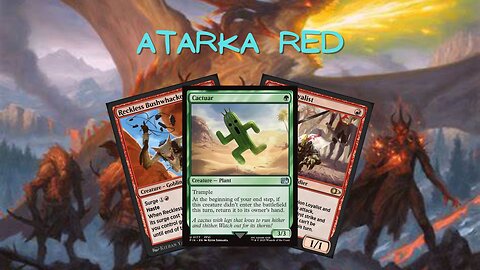 Atarka Red | Magic the Gathering Arena | Final Fantasy | Pioneer Gameplay