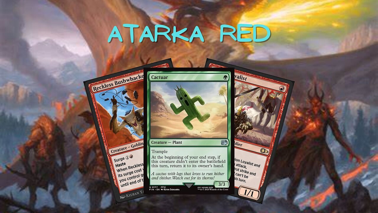 Atarka Red | Magic the Gathering Arena | Final Fantasy | Pioneer Gameplay