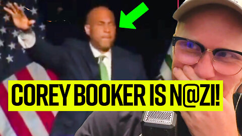 Cory Booker Does Roman Salute 🤔 Media Silent While Elon Gets Canceled | Hypocrisy EXPOSED!
