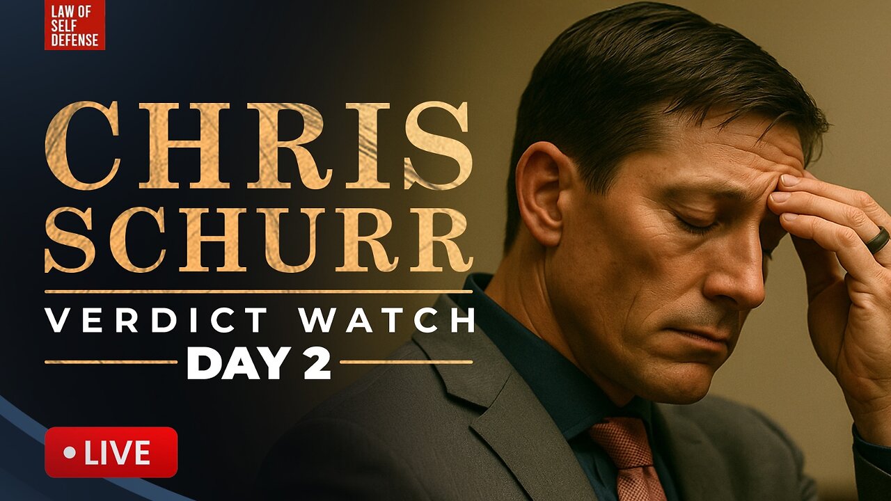 Day 2! Chris Schurr Murder Trial; VERDICT WATCH!