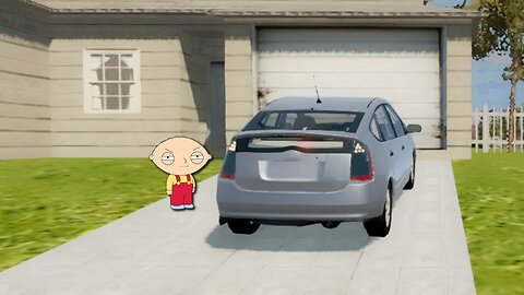 Stewie Griffin Steals a Toyota and Crashes It in BeamNG Drive! 🚗💥 | Family Guy Chaos