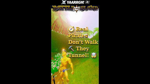 ☠️ YAARRGH! ⛏️ Pirates Don’t Walk They Tunnel 🧭 #games #gamer #gamers #gaming #gameshorts 