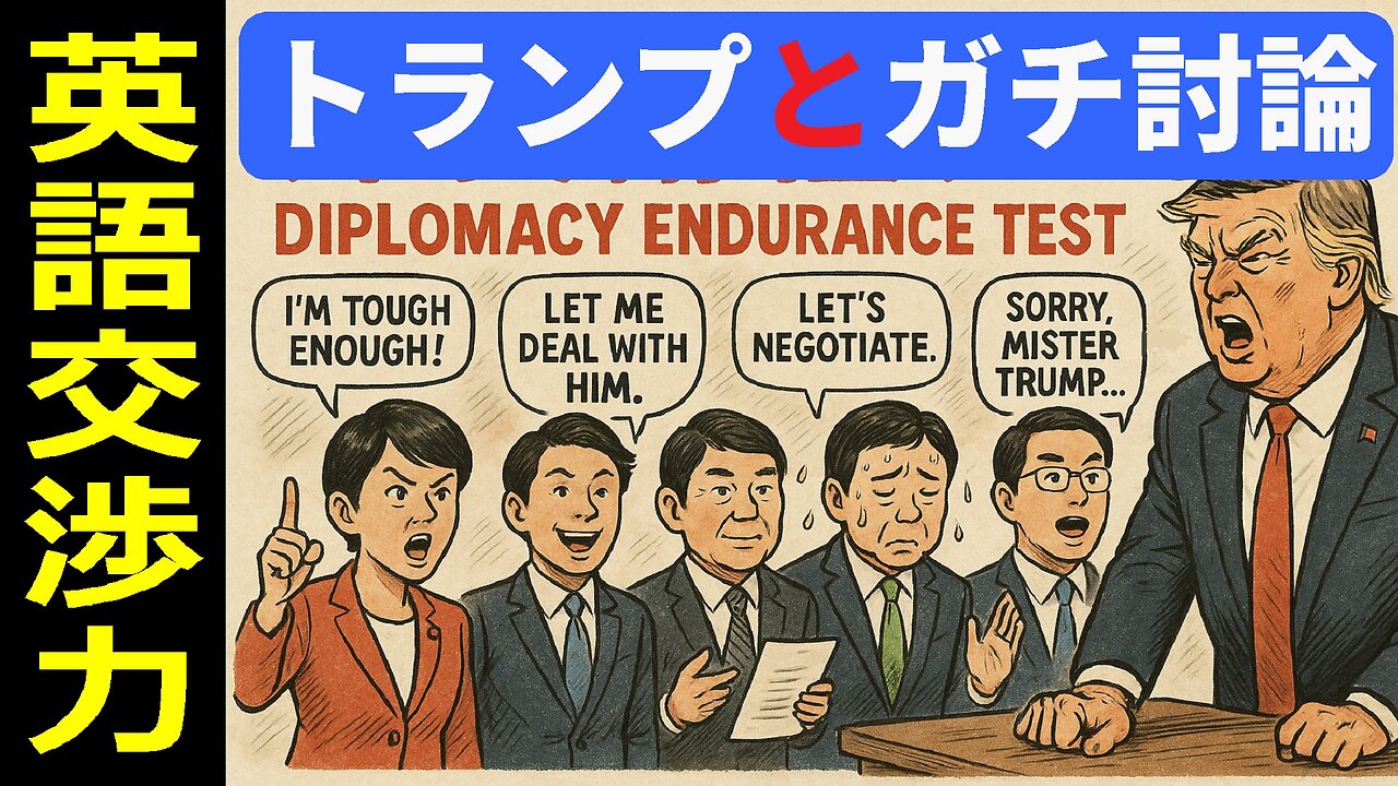 【総裁選】トランプとガチで戦えるのは誰だ？自民党候補者の“英語力と交渉力”を探る #高市早苗 #小泉進次郎 #トランプ大統領