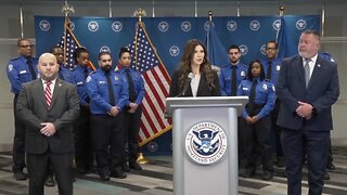 Secretary Noem Hosts a Press Conference on Travel, Technology Development, and Investment in TSA