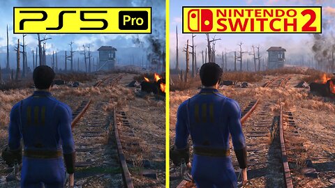 Fallout 4 Nintendo Switch 2 vs PS5 Pro Early Graphics Comparison