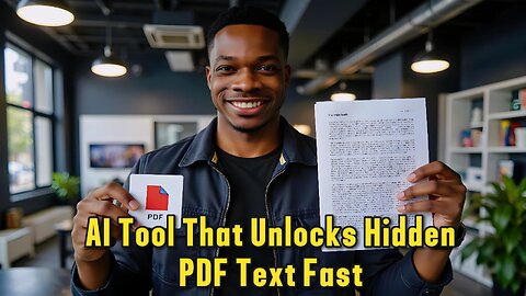 Unlock Hidden Text from Any PDF Instantly with Powerful AI! 📄 Ep #138