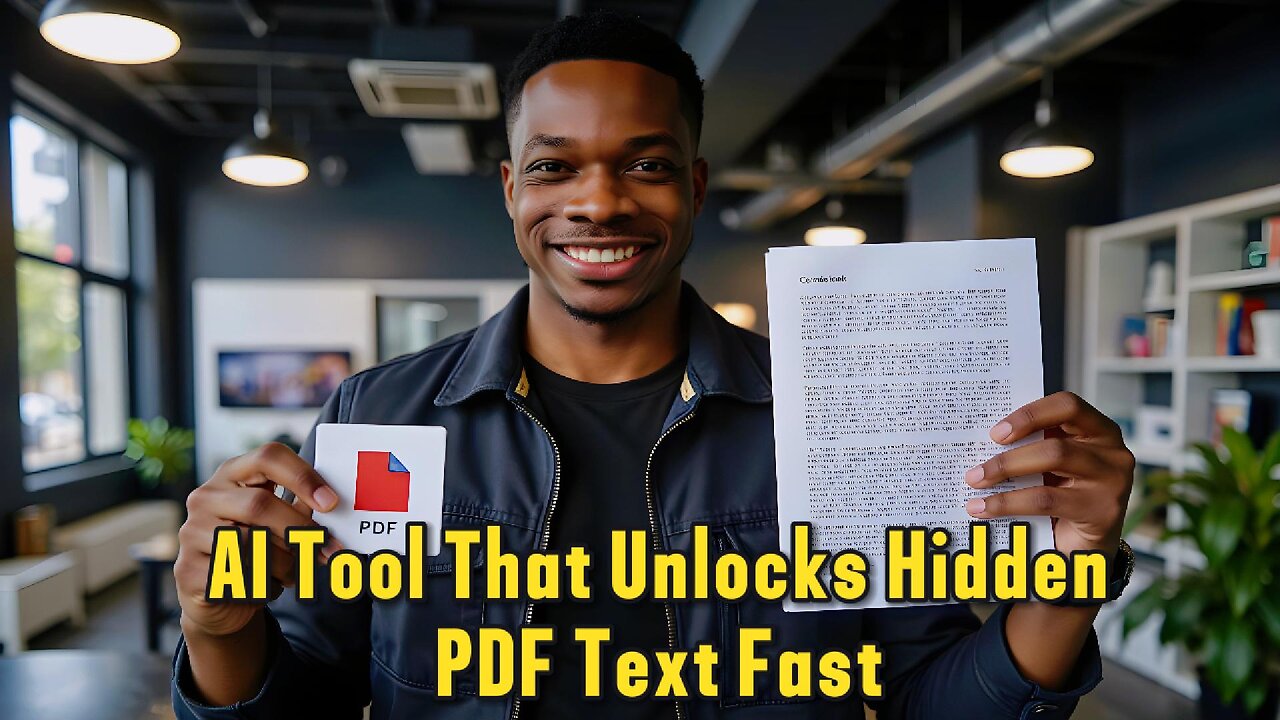 Unlock Hidden Text from Any PDF Instantly with Powerful AI! 📄 Ep #138