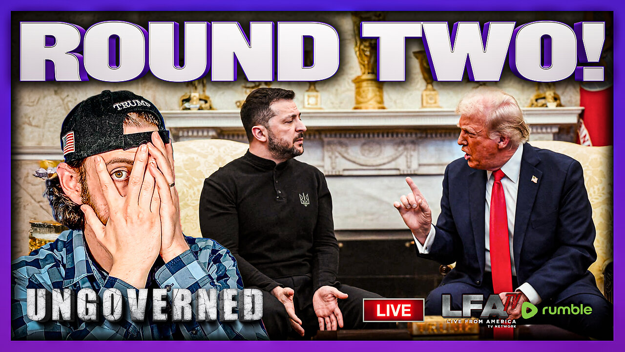 TRUMP HOSTS ZELENSKYY AGAIN! | UNGOVERNED 8.18.25 10AM