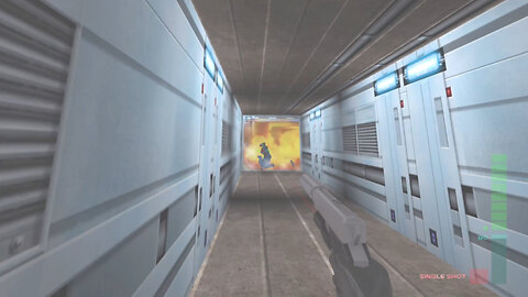 Explosion Sends Man Flying in Perfect Dark XBLA