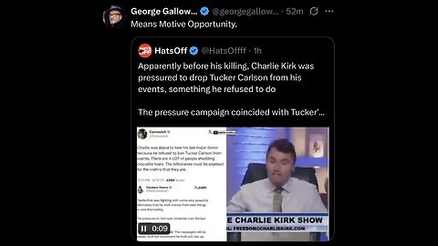 George Galloway ~ Means Motive Opportunity