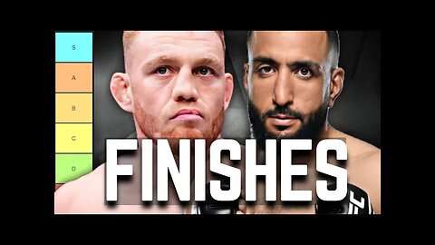 Ranking Every JDM and Belal Muhammad Finish | UFC 315: Muhammad vs. Della Maddalena