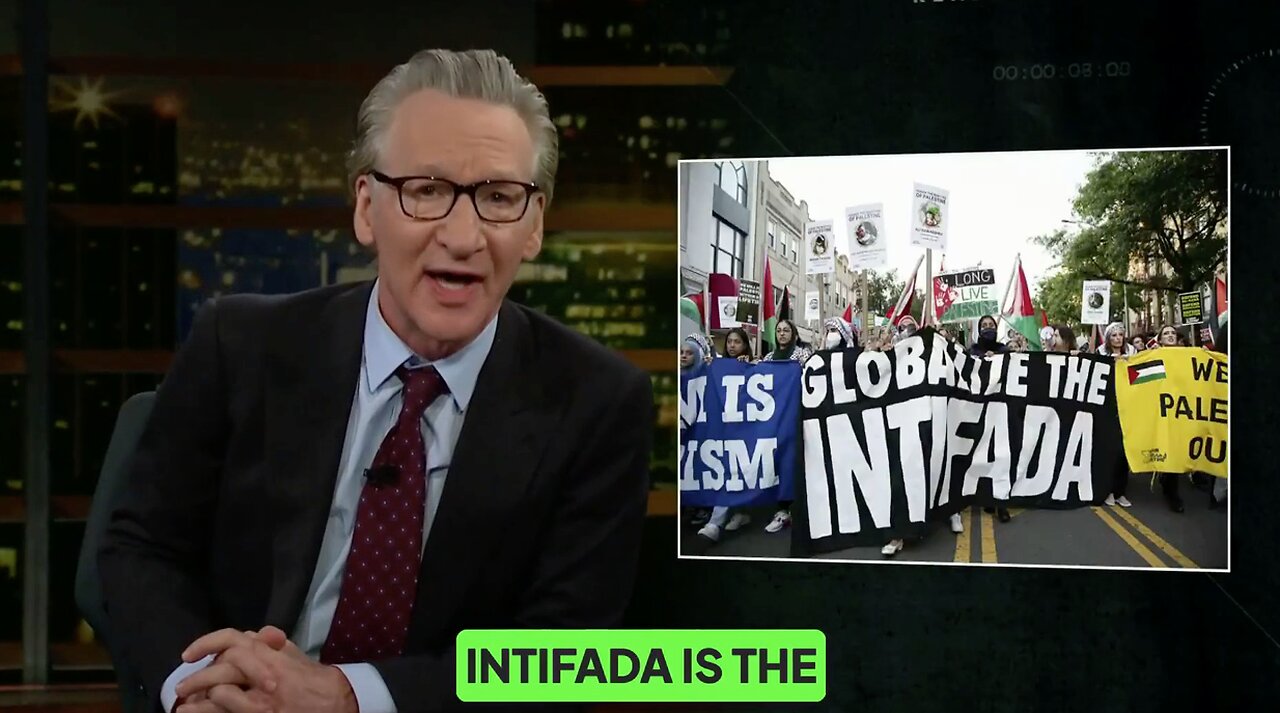 Bill Maher Actually Called Out Progressives at Rallies where Palestinian Flags were Cheered