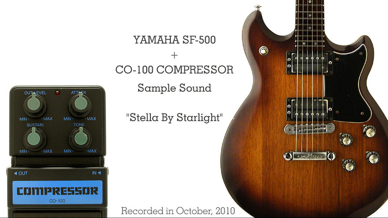 YAMAHA SF-500 + CO-100 COMPRESSOR Sample Sound
