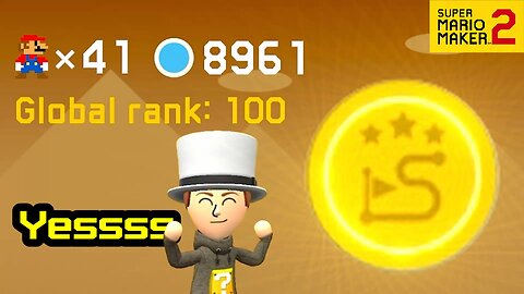 Endless Expert GOLD Medal | Super Mario Maker 2