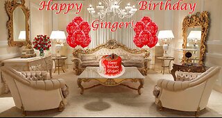 Happy Birthday 3D - Happy Birthday Ginger - Happy Birthday To You - Happy Birthday Song Video Card