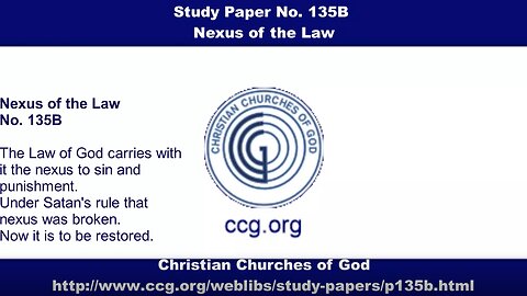 Study Paper No. 135B - Nexus of the Law