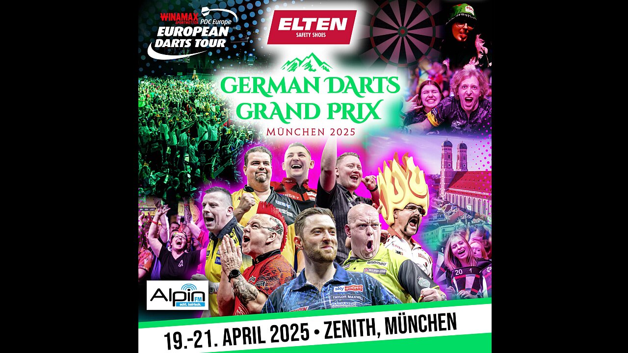 2025 German Darts Grand Prix Littler v Wright