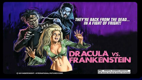 1971 Dracula vs. Frankenstein Al Adamson Schlock Horror Film