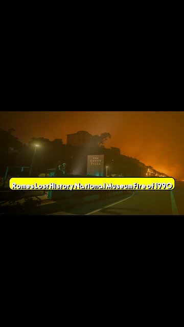 Rome's Lost History: National Museum Fire of 1990 #Rome #Archaeology #Italy