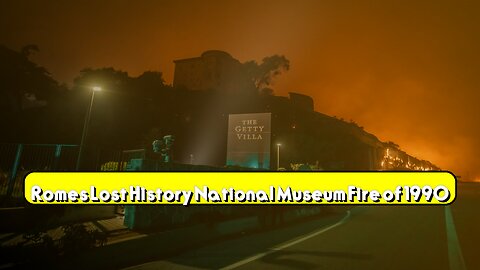 Rome's Lost History: National Museum Fire of 1990 #Rome #Archaeology #Italy
