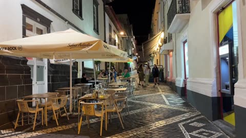 LIVE: Ponta Delgada Walk Preparations for Espirito Santo, Sao Miguel Azores Portugal - 08.07.2025