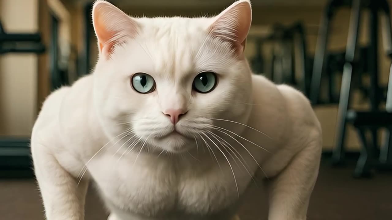 BODYBUILDING CAT