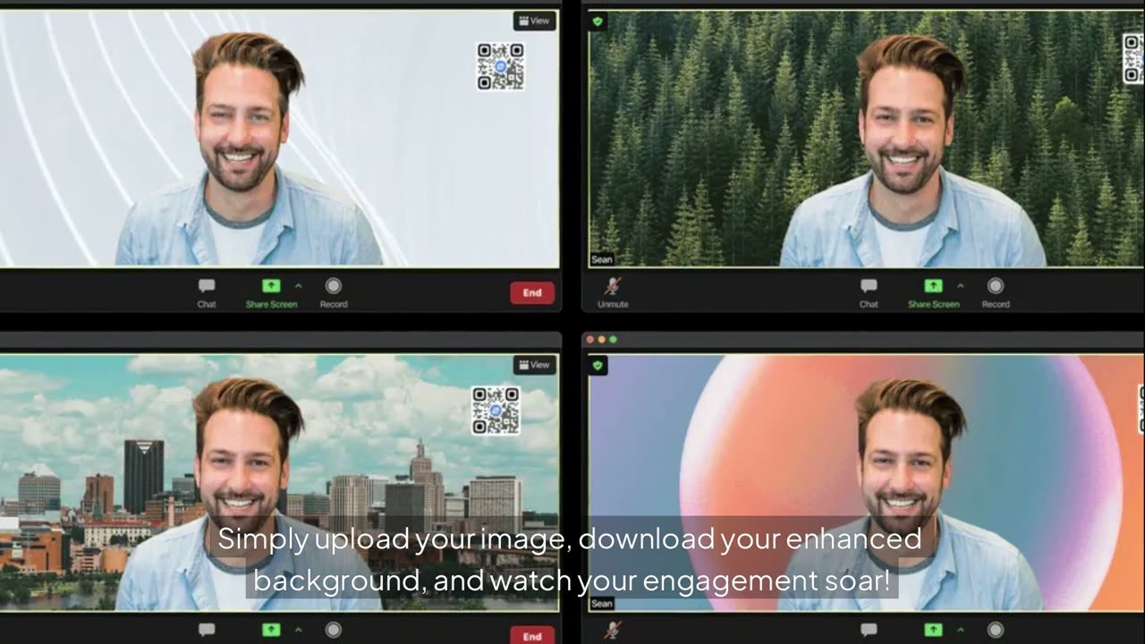 Blinq Virtual Backgrounds: Turn Zoom Meetings Into Networking Opportunities!