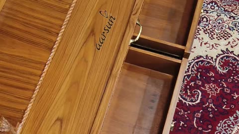 Hand-Carved Teak Wood Temple for Home | Peacock Design | Royal Lion Base