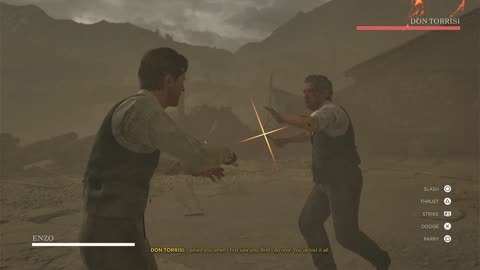 Enzo vs Don Torrisi Fight Cutscenes Mafia The Old Country
