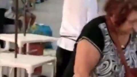 Fake asylum seeker harasses wrong Italian.