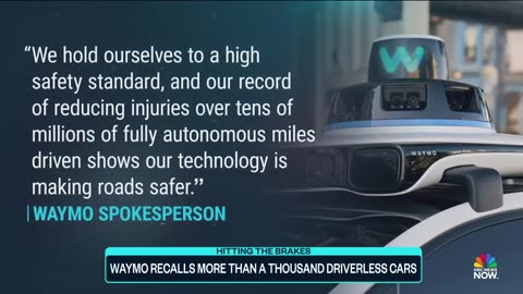 Waymo recalls more than a thousand driverless cars